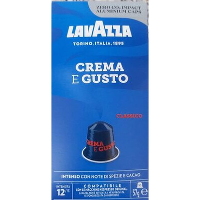 Capsules de café Lavazza Crema (10 Unités)