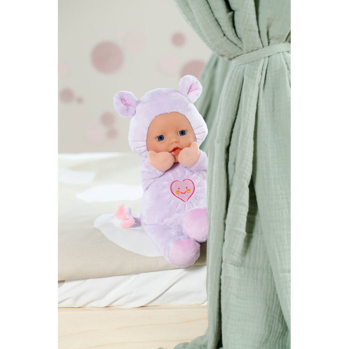 Baby Born - BABY BORN - Poupon marionnette souris 26 cm en peluche avec tête en vinyle, lavable - Dès la naissance