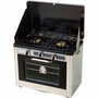 Incasa Combiné four et réchaud 2 feux avec four de 25L