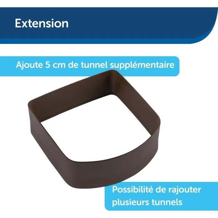 Petsafe Tunnel d'extension supplémentaire blanc pour porte - MICROSHIP - Brun Petsafe Tunnel d'extension supplémentaire blanc pour porte - MICROSHIP - Brun