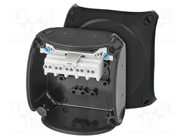 HENSEL Boîtier de raccordement ENYCASE® noir IP66