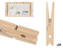 Arte Regal Set de 24 Pinces en Bois Petites 10,5 x 19 x 3 cm Loisirs Créatifs (Set de 24)