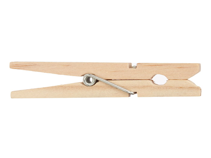 Arte Regal Set de 24 Pinces en Bois Petites 10,5 x 19 x 3 cm Loisirs Créatifs (Set de 24)
