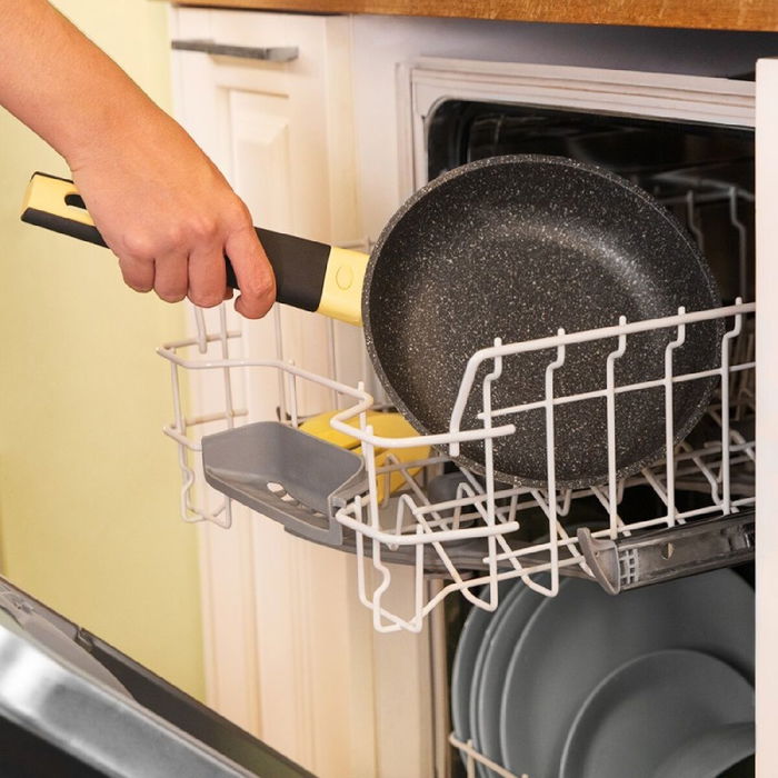 Ensemble de poêle Cecotec Polka Experience 20-24-28 Bucket Set Vulcano Jaune Aluminium 3 Pièces