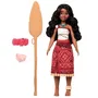 Disney Princess - Mattel Poupée Vaiana 2 Chantante Articulée, 3 Accessoires et Couronne de Fleurs, JBT62