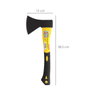 WOLFPACK LINEA PROFESIONAL Hache avec manche en fibre de verre 600g