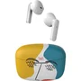 TNB Ecouteurs sans fil Bluetooth Exclusiv' ART 3 - Blanc, Contrôle tactile, Autonomie 12h, Boîtier de charge design cubisme, Confortables semi-intra-auriculaires