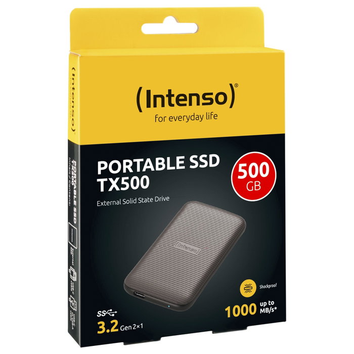 Intenso TX500 SSD externe 500 Go USB-C