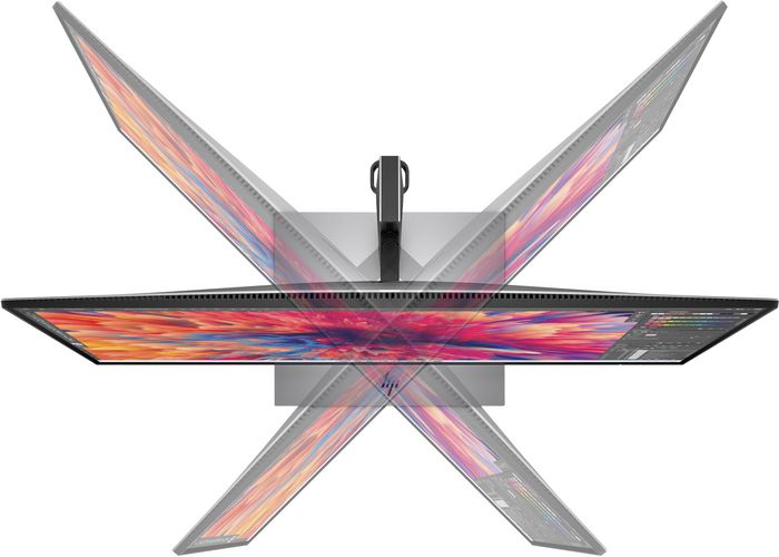 HP Z24q G3 - Écran QHD 23,8 pouces / 60,5 cm avec HDR 400, 90 Hz, Filtre Eye Ease, Ergonomie 4 directions pour Travail et Création