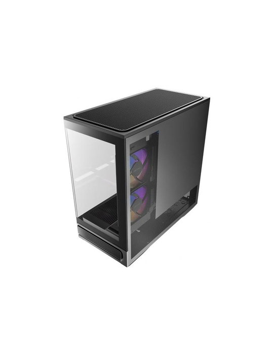 Antec C2M ARGB Boîtier Gaming Midi Tower Noir Micro ATX ITX Vitre Trempée USB-C