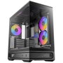 Antec C2M ARGB Boîtier Gaming Midi Tower Noir Micro ATX ITX Vitre Trempée USB-C