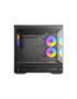 Antec C2M ARGB Boîtier Gaming Midi Tower Noir Micro ATX ITX Vitre Trempée USB-C