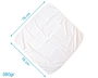 KioKids Toilette de Bain pour Bébé en Bambou Blanc 76x76 cm avec Capuche - Doux, Absorbant, Certifié Oeko-Tex - Écofriendly +0 mois