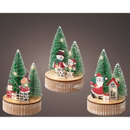 Lumineo Figurine Décorative Noël LED - Modèles Assortis