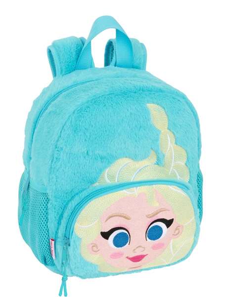 Safta Mochila peluche garderie Frozen 22 x 27 x 10 cm - Sac à dos peluche Disney pour enfant à partir de 36 mois Safta Mochila peluche garderie Frozen 22 x 27 x 10 cm - Sac à dos peluche Disney pour enfant à partir de 36 mois
