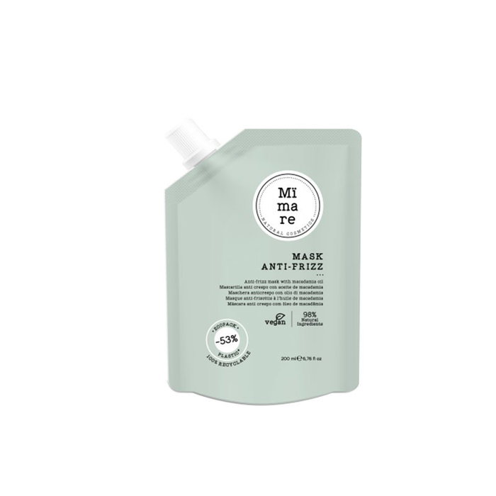 Mimare Mascarilla Disciplinante Anti - Frizz 200 mL - Après-shampoing masque hydratant et disciplinant avec huile de macadamia pour cheveux secs et frisés Mimare Mascarilla Disciplinante Anti - Frizz 200 mL - Après-shampoing masque hydratant et disciplinant avec huile de macadamia pour cheveux secs et frisés