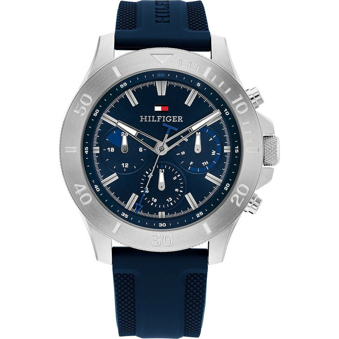 Montre Unisexe Tommy Hilfiger 1792112 Blue marine (Ø 46 mm) Montre Unisexe Tommy Hilfiger 1792112 Blue marine (Ø 46 mm)