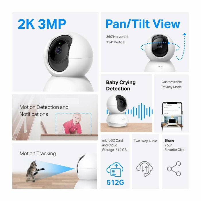 Camescope de surveillance TP-Link TC71