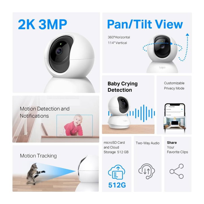Camescope de surveillance TP-Link TC71