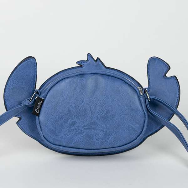 Cerdá Sac en cuir synthétique Stitch 26.5 x 18.0 x 5.0 cm - Bleu - Taille M - Recommandé à partir de 3 ans