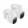 Dio Connected Home Lot de 2 Caméras de Surveillance Extérieures Rotatives 3MP