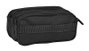 Safta Basic Triple Big Organisateur 3 compartiments Noir 21,5 x 10 x 8 cm