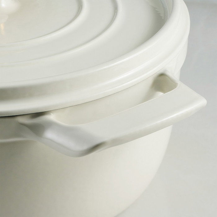 Tramontina Olla en fonte émaltée de 26 cm, 5,6 l, latte Tramontina Olla en fonte émaltée de 26 cm, 5,6 l, latte
