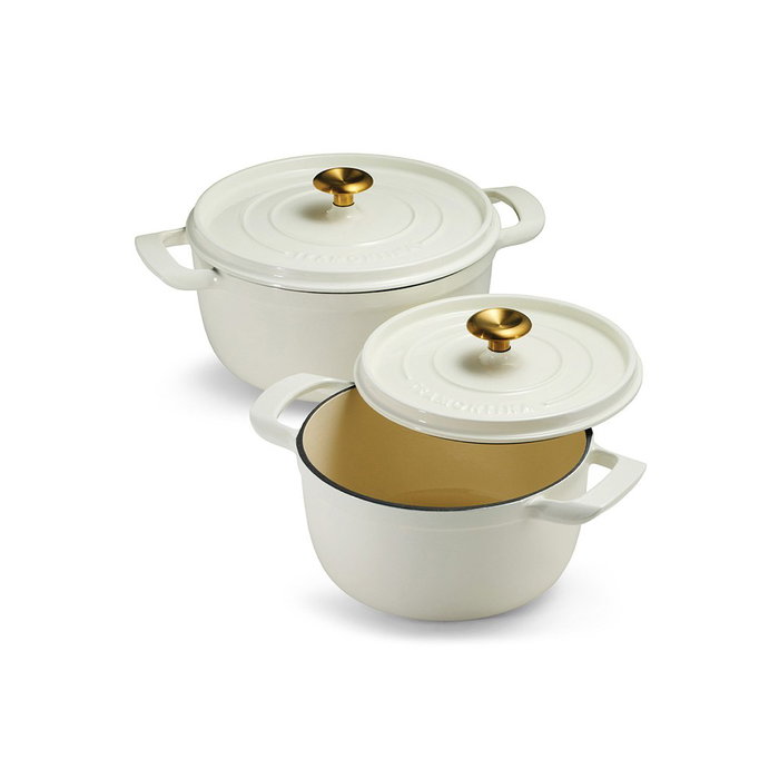 Tramontina Olla en fonte émaltée de 26 cm, 5,6 l, latte Tramontina Olla en fonte émaltée de 26 cm, 5,6 l, latte