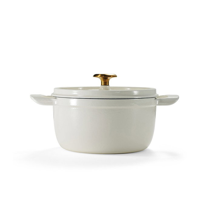 Tramontina Olla en fonte émaltée de 26 cm, 5,6 l, latte Tramontina Olla en fonte émaltée de 26 cm, 5,6 l, latte