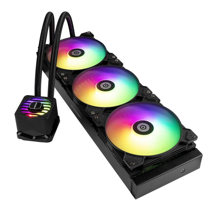 Enermax ELC-LMF420T-ARGB Kit Refroidissement Liquide CPU Liqmaxflo 420mm, Compatible Intel LGA 1700/1200/AM5 TDP 420W Enermax ELC-LMF420T-ARGB Kit Refroidissement Liquide CPU Liqmaxflo 420mm, Compatible Intel LGA 1700/1200/AM5 TDP 420W
