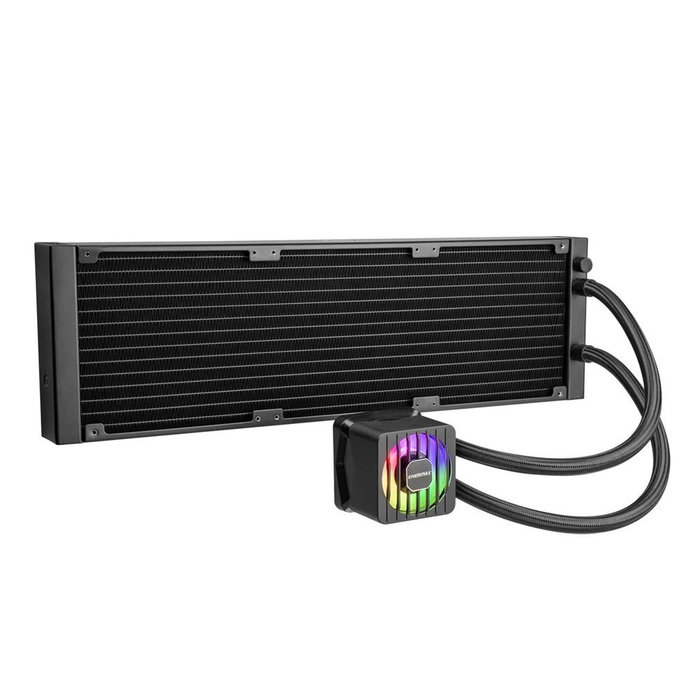 Enermax ELC-LMF420T-ARGB Kit Refroidissement Liquide CPU Liqmaxflo 420mm, Compatible Intel LGA 1700/1200/AM5 TDP 420W Enermax ELC-LMF420T-ARGB Kit Refroidissement Liquide CPU Liqmaxflo 420mm, Compatible Intel LGA 1700/1200/AM5 TDP 420W