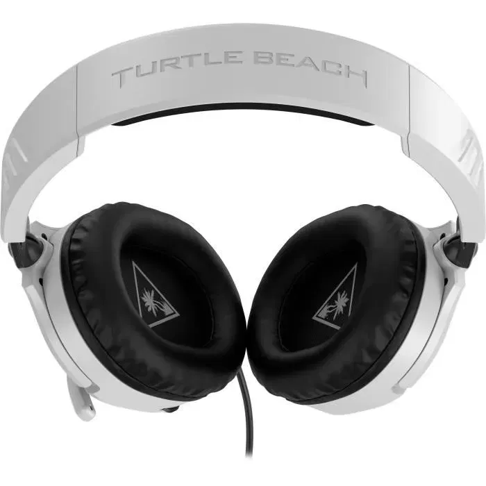 Turtle Beach Recon 70X Casque Gaming Multiplateforme avec Micro, Écouteurs 40 mm, Son Immersif - Blanc - Compatible PC, PS5, PS4, Xbox Series, Xbox One, Nintendo Switch