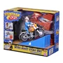 Bandai COSS8201 - Moto Stuntman Stu Nitro Boost - Jouet cascade avec figurine Stu pour crash dans mur - Dragon Ball, Miraculous, One Piece