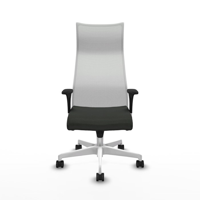 Piqueras y Crespo Chaise de Bureau Albacete XL Noir et Blanc
