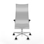 Piqueras y Crespo Chaise de Bureau Albacete XL Noir et Blanc