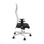 Piqueras y Crespo Chaise de Bureau Albacete XL Noir et Blanc