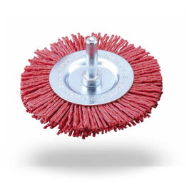 JAZ Cepillo abrasivo radial de nylon rouge 100 mm