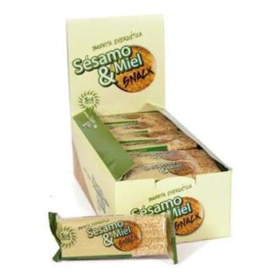 SOLNATURAL Barres de sésamo au miel, pack de 24 unités SOLNATURAL Barres de sésamo au miel, pack de 24 unités