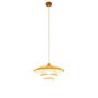 Suspension DKD Home Decor Naturel Bambou 50 W 40 x 40 x 17 cm