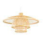 Suspension DKD Home Decor Naturel Bambou 50 W 40 x 40 x 17 cm