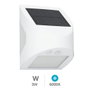 GSC Evolution Applique solaire LED Kolam avec capteur de mouvement, 3W, 6000K, Blanco