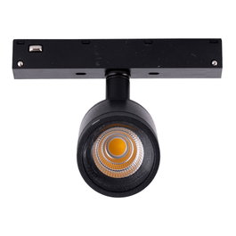 Mini Luminaire LED Magnétique 10W 1000Lm CRI90 4200K Noir