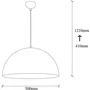 D By M.Red Suspension lustre D Black Gold Noir et or