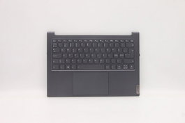 Lenovo ASM_NORDIC L82LA SLA_GY - Coque supérieure et clavier azerty pour ordinateur portable Lenovo - Compatibilité vérifiée - 22 x 31.2 x 1.1 cm - 0.33 kg