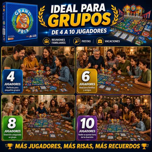 7th player Grand Prix - Jeu de société avec 400 questions et 80 accessoires 7th player Grand Prix - Jeu de société avec 400 questions et 80 accessoires