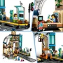 Lego Set 60469 La Gare Centrale City - Jeu de Construction avec Train et 6 Minifigurines pour Enfants dès 7 Ans