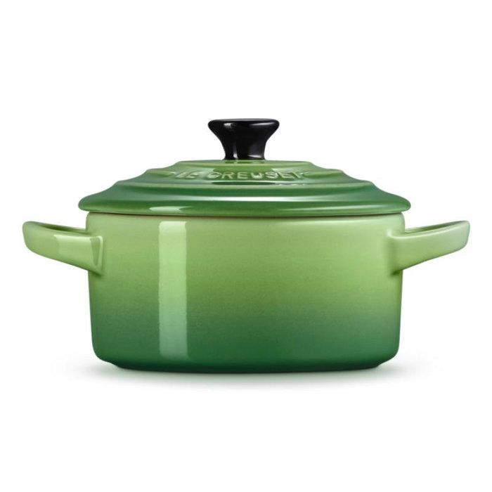 Le Creuset 71901104080100 Mini Cocotte 0.25L Vert Bambou Green Grès avec Couvercle