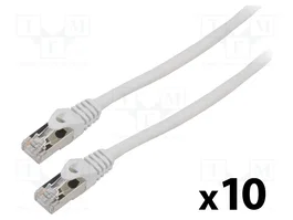 LANBERG Cordon de raccordement Cat 6 F/UTP RJ45 2m gris
