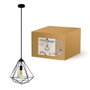 GSC Evolution Lampe suspendue Diamond E27 1M Negro