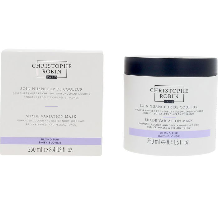 Christophe Robin Masque SHADE VARIATION #baby blonde 250 ml Nourrissant Cheveux Blonds aux Pigments Dorés Huile d'Abricot